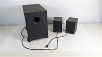 (3) Denon Speaker & Powered Subwoofer