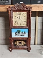 1800's American Empire style wall clock