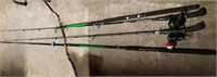 10' 3000 Series Crappie Fishing Poles
