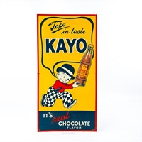 "Kayo" Chocolate Beverage Tin Sign