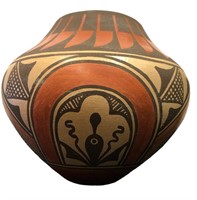 LOIS MEDINA ZIA Decorated Acoma Pot