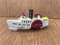 Cast Iron Steamboat Toy