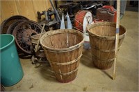 Two Tall Apple Baskets