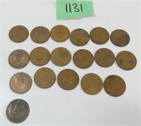 Qty of 18 10Yen Japanese Coins