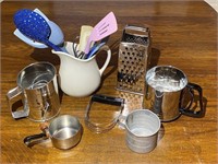 Pitcher, Grater, Sifters, etc