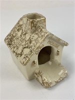 Vintage 22KT Gold Accented Ceramic Dog House