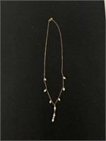 14K gold necklace 16 in 2.9g
