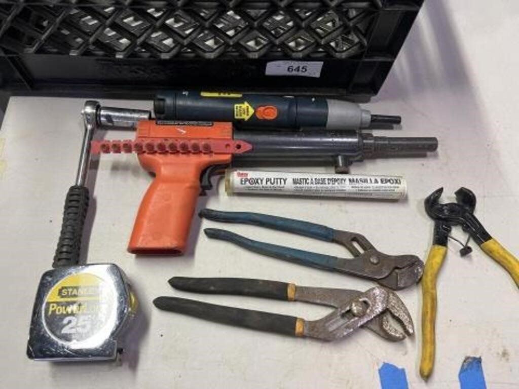 CRATE of TOOLS - SEE ALL PHOTOS