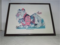 Autographed Georgia Bulldog Print