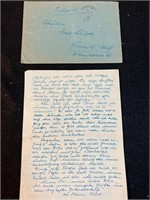 WWII German Solider handwritten letter 1941