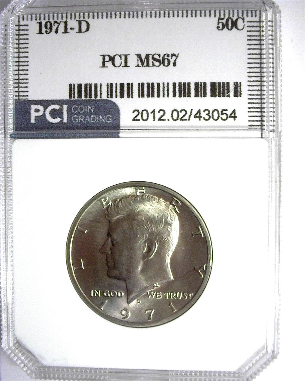1971-D Kennedy PCI MS67