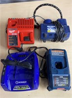 Air compressor and chargers