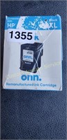 2 HP REMANUFACTURED INK CARTRIDGES BLACK