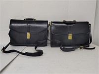 Leather Style Expandable Briefcases