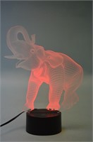 Lighted Elephant Figure