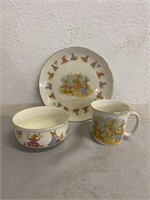 Mount Clemens Pottery Plate, Bowl & Mug