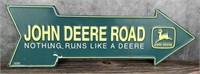 John Deere Tin Arrow Sign