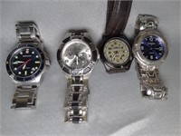 Lot of 4 Quality Men's Watches