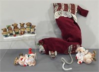 Xmas Mice -Stocking, Figurines