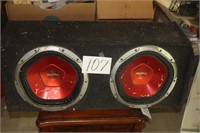 SONY XPLODE SPEAKER BOX, 2 12" SPEAKERS