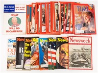 Vintage Time, Newsweek & Other Magazines
