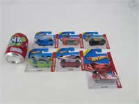 6 voitures hot wheels die cast