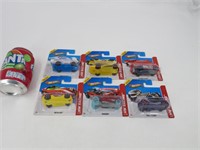 6 voitures hot wheels die cast