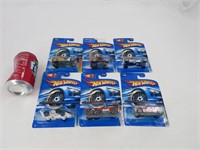 6 voitures hot wheels die cast