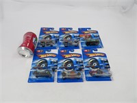 6 voitures hot wheels die cast