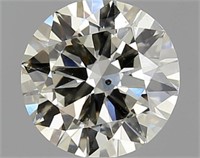 Gia Certified Round Cut .90ct Si2 Diamond