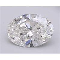 Igi Certified Oval Cut 10.10ct Vs2 Lab Diamond