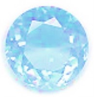 Genuine 1.0ct Round Sky Blue Topaz (aa Grade)