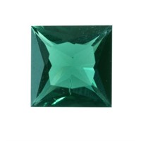 Genuine 3mm Square Green Tourmaline