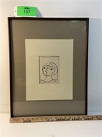 Picasso "Le Chef-d'Oeuvre Inconnu" Wood engraved,