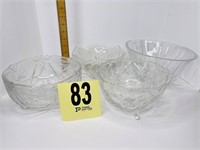 (4) Glass Bowls