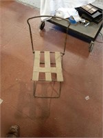 Small metal fold up chair