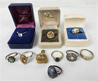 Vintage Costume Jewelry Rings