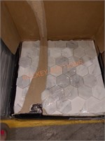 MSI Carrara 2" hexagon honed wall & floor tile