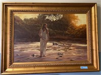LG OIL ON CANVAS "AFTERNOON GLOW" SIGNED CRAIG