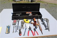 Metal Tool Box & Hand Tools