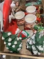 Christmas Decor Santa Mugs Trees and More