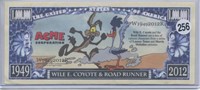 Wile E Coyote Road Runner Million Dollar Novelty N