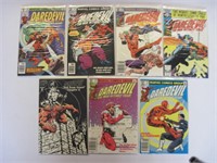 Lot of 7 Daredevil Comics