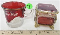 2 - Put in Bay souvenir glass items