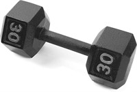 CAP Barbell Cast Iron Hex Dumbbell 30Lbs