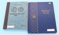 2 BOOKS FRANKLIN HALVES, 1948-1963 COMPLETE &