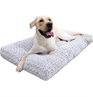 Washable Dog Bed Deluxe Plush Dog Crate Beds