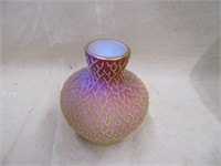 6" ART GLASS NUMBERED VASE