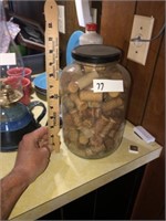 Large Jar of Wine Corks