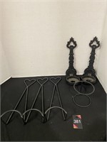 Wrought Iron Candle Holders & Picture Holders